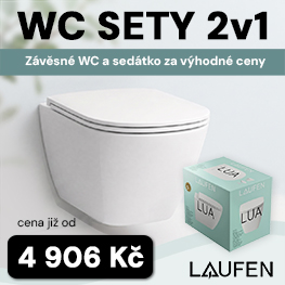 Závěsné WC Laufen, série PRO X