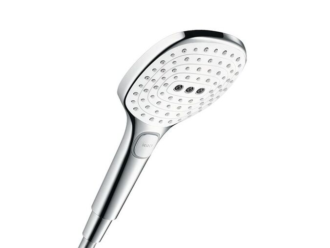 Hansgrohe Raindance Select E Sprchová hlavice 120, 3 proudy, bílá/chrom