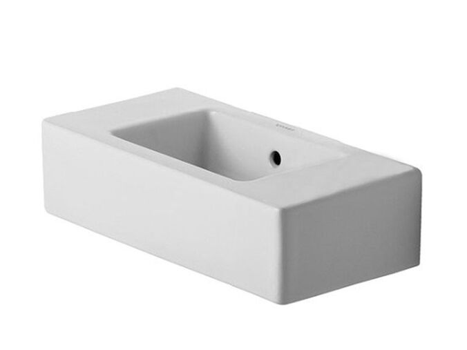 Duravit Vero umývátko 500x250mm s přepadem, bez otvoru pro baterii