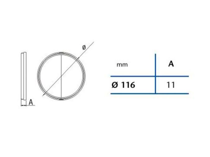 Cata Zpětná klapka 120mm