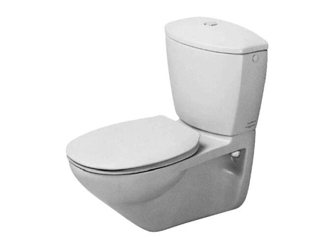 Duravit Duraplus závěsné WC 650mm Practica, kaskáda