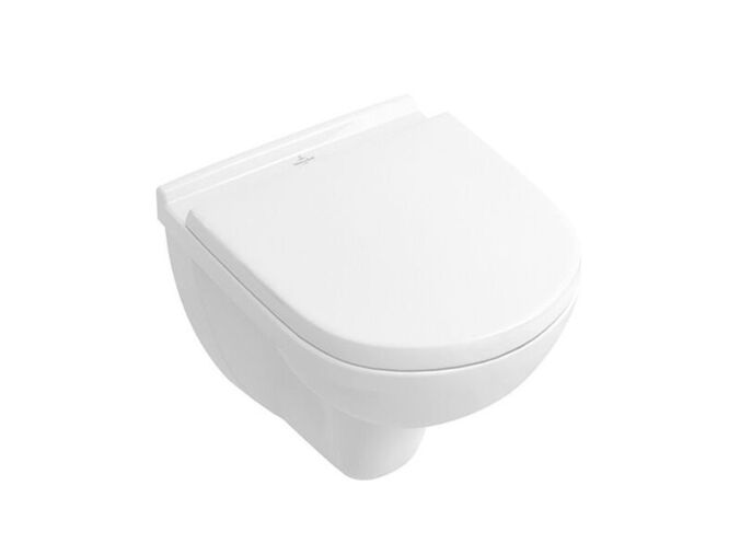 Villeroy & Boch O.novo závěsné WC Compact se sedátkem SoftClosing, CeramicPlus, bílá Alpin