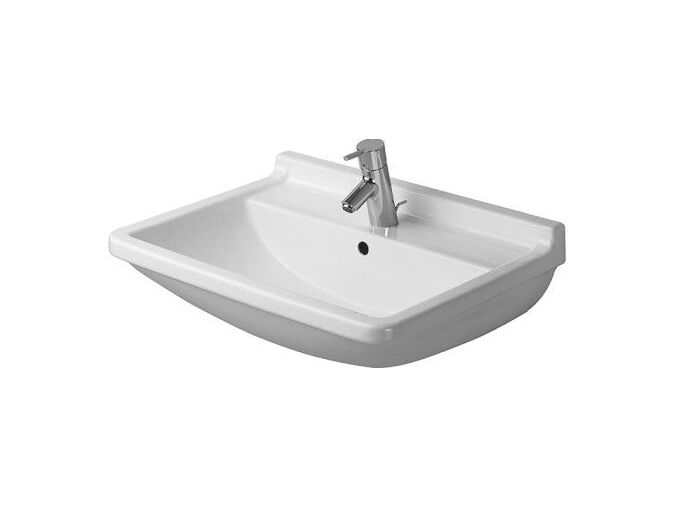 Duravit Starck 3 umyvadlo 550x430mm s přepadem, otvor pro baterii