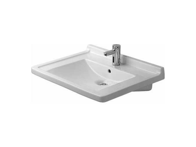 Duravit Starck 3 bezbariérové umyvadlo 700x545mm s přepadem, otvor pro baterii