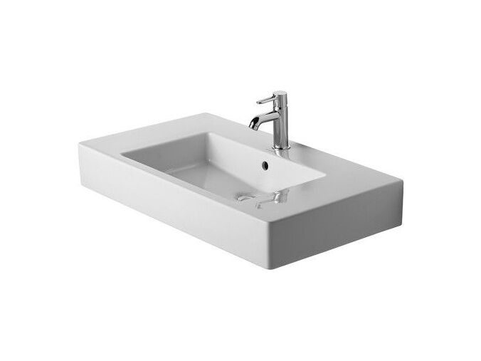 Duravit Vero nábytkové umyvadlo 850x490mm s přepadem, otvor pro baterii, WonderGliss