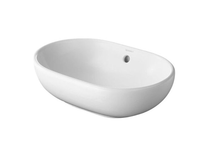 Duravit Bathroom_Foster umyvadlová mísa 495x350mm s přepadem, bez otvoru pro baterii, WonderGliss