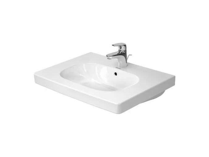 Duravit D-Code nábytkové umyvadlo 650x480mm s přepadem, otvor pro baterii