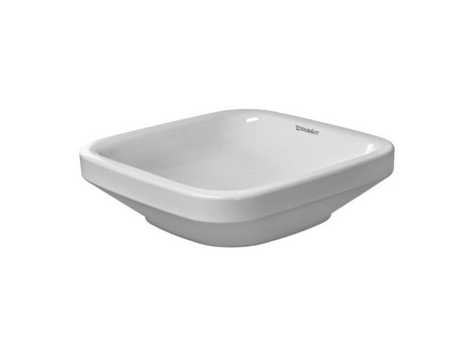 Duravit DuraStyle umyvadlová mísa na desku 430x430mm bez přepadu, bez otvoru pro baterii