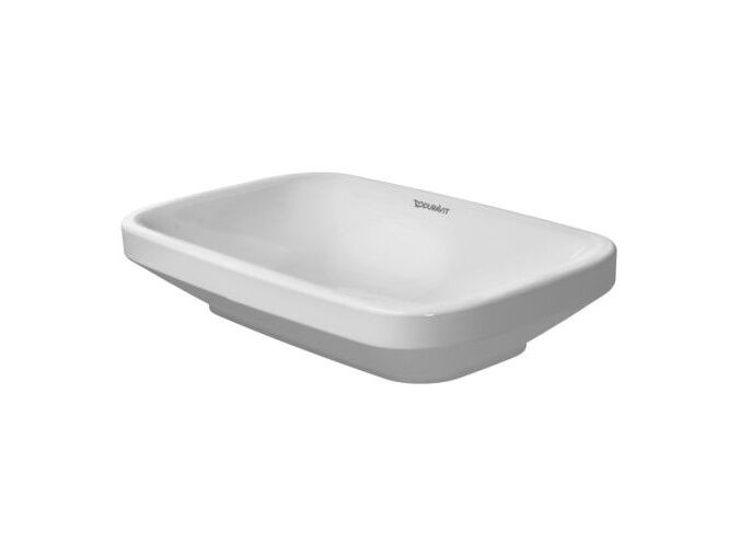 Duravit DuraStyle umyvadlová mísa na desku 600x380mm bez přepadu, bez otvoru pro baterii