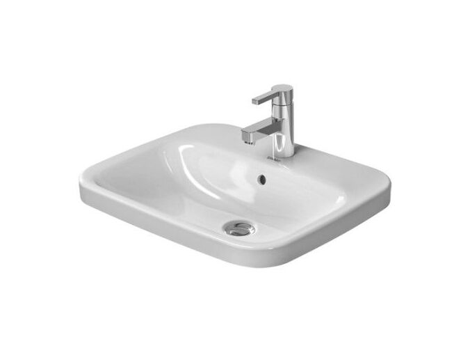 Duravit DuraStyle zápustné umyvadlo 560x455mm s přepadem, otvor pro baterii