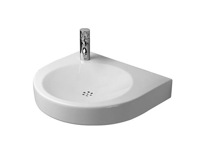 Duravit Architec umyvadlo 575x520mm bez přepadu, předpíchnutý otvor pro baterii vlevo