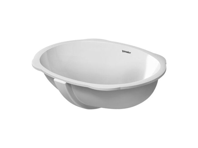 Duravit Santosa vestavné umyvadlo 51x43cm, s přepadem, bez otvoru pro baterii, WonderGliss