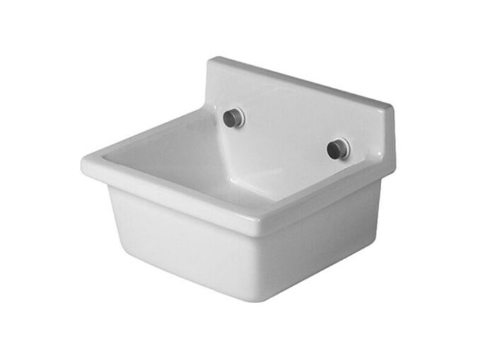 Duravit Starck 3 výlevka 480x425mm bez přepadu, bez otvoru pro baterii, WonderGliss