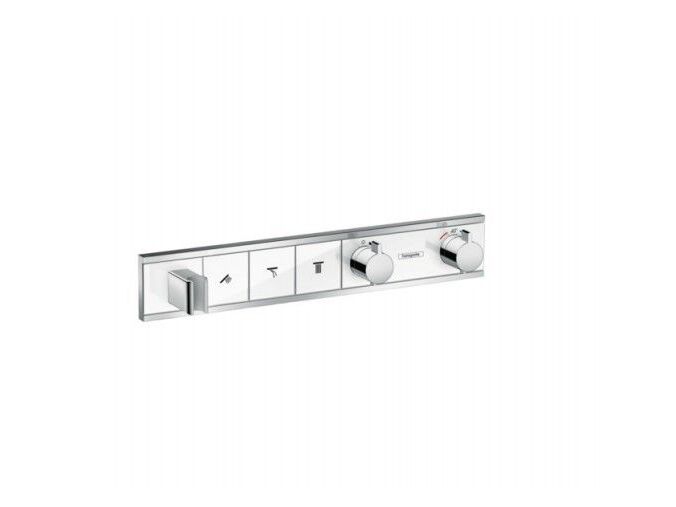 Hansgrohe RainSelect Termostatická sprchová baterie pod omítku, pro 3 výstupy, bílá/chrom