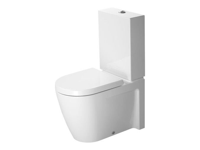 Duravit Starck 2 kombi WC, hluboké splachování, vario odpad, WonderGliss