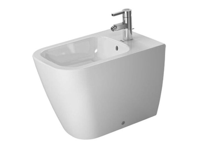 Duravit Happy D.2 stojící bidet 570x365mm s přepadem, otvor pro baterii