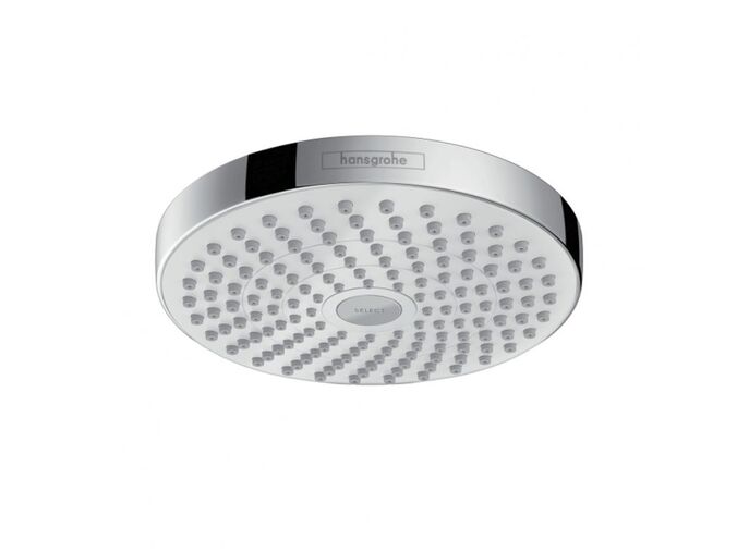 Hansgrohe Croma Select S Hlavová sprcha 180, 2 proudy, bílá/chrom