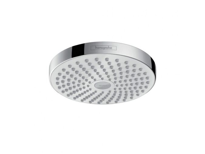 Hansgrohe Croma Select S Hlavová sprcha 180, 2 proudy,  EcoSmart 9 l/min, bílá/chrom