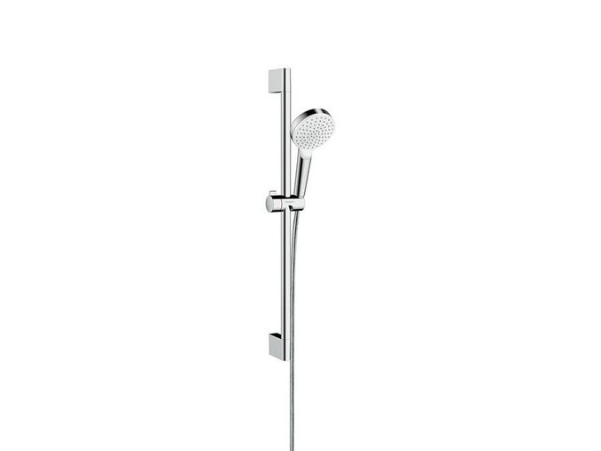 Hansgrohe Crometta Set sprchové hlavice, tyče a hadice, EcoSmart 9 l/min, bílá/chrom