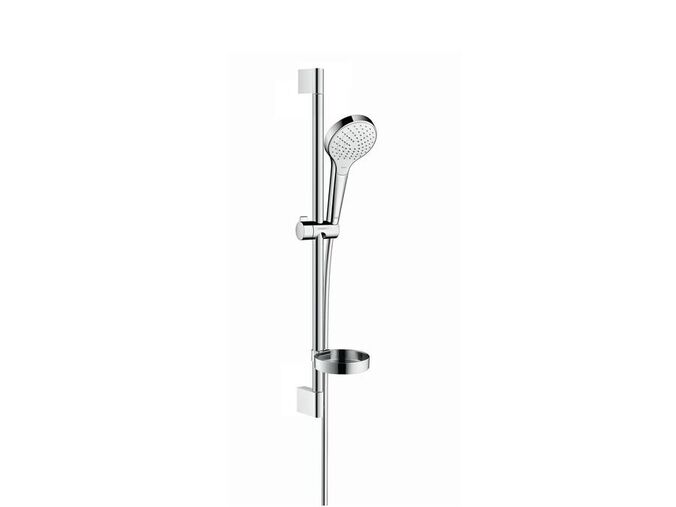 Hansgrohe Croma Select S Sprchová souprava Vario 0,65m s mýdlenkou Casetta, bílá/chrom