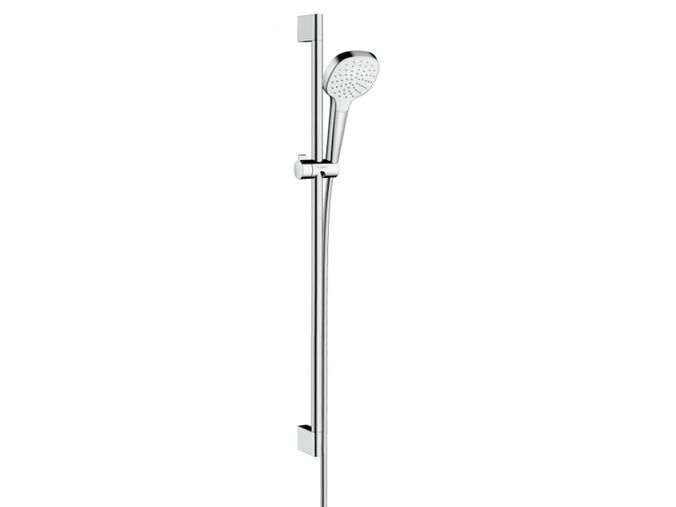 Hansgrohe Croma Select E Set sprchové hlavice, tyče a hadice, bílá/chrom