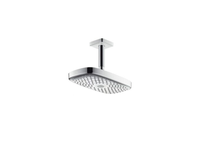 Hansgrohe Raindance Select E Hlavová sprcha 300 2jet s přívodem od stropu 10 cm, EcoSmart, chrom