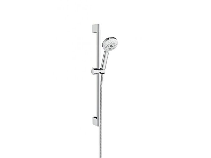 Hansgrohe Crometta 100 Sprchová souprava Multi, 3 proudy, 0,65 m, bílá/chrom