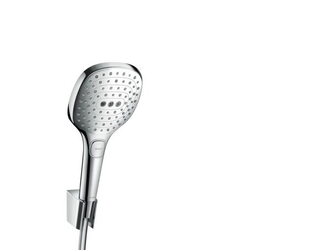 Hansgrohe Raindance Select E Set sprchové hlavice E 120, 3 proudy, držáku a hadice, chrom