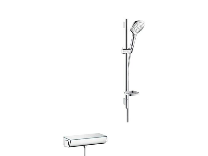 Hansgrohe Raindance Select E Sprchový set 120 s termostatem Ecostat Select, 3 proudy, chrom