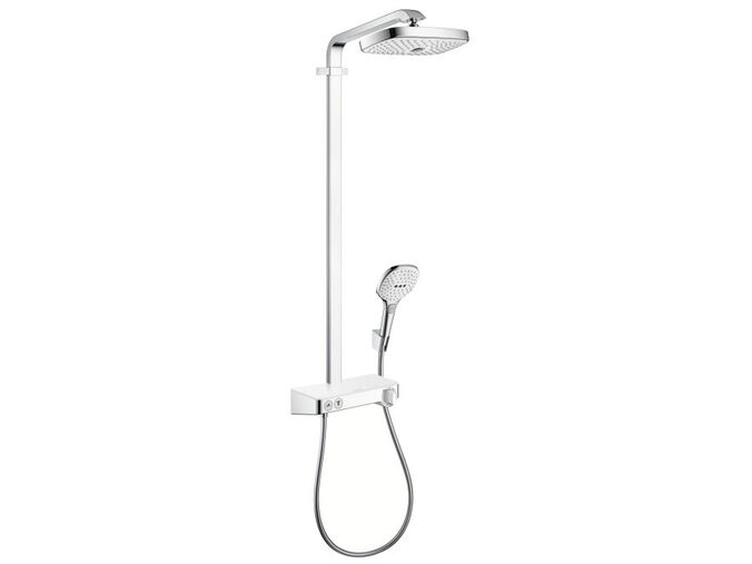 Hansgrohe Raindance Select E Sprchový set s termostatem ShowerTablet, 30 cm, 2 proudy, bílá/chrom