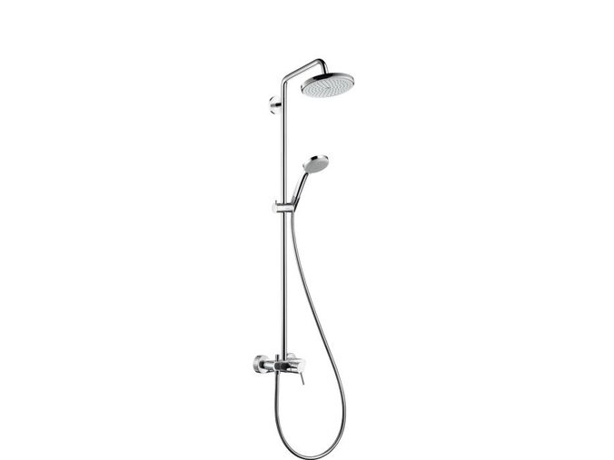 Hansgrohe Croma 220 Sprchový set Showerpipe 220 s baterií, 1 proud, chrom