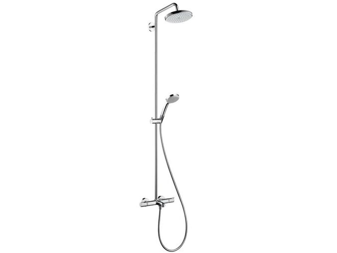 Hansgrohe Croma 220 Sprchový set Showerpipe s termostatem, 22 cm, 1 proud, chrom