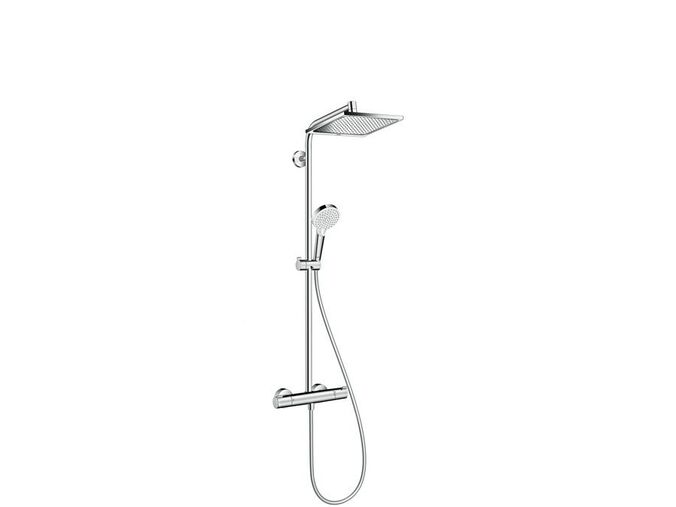 Hansgrohe Crometta Sprchový set E 240 Showerpipe s termostatem, EcoSmart 9 l/min, chrom