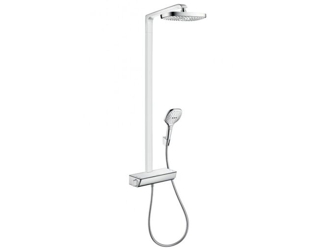 Hansgrohe Raindance Select E Sprchový set Showerpipe 300 s termostatem, 2 proudy, EcoSmart 9 l/min, chrom