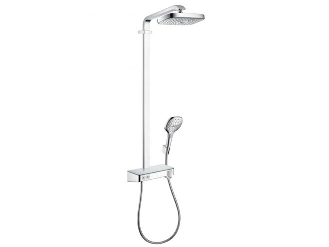 Hansgrohe Raindance Select E Sprchový set Showerpipe 300 s termostatem, 2 proudy, EcoSmart 9 l/min, chrom