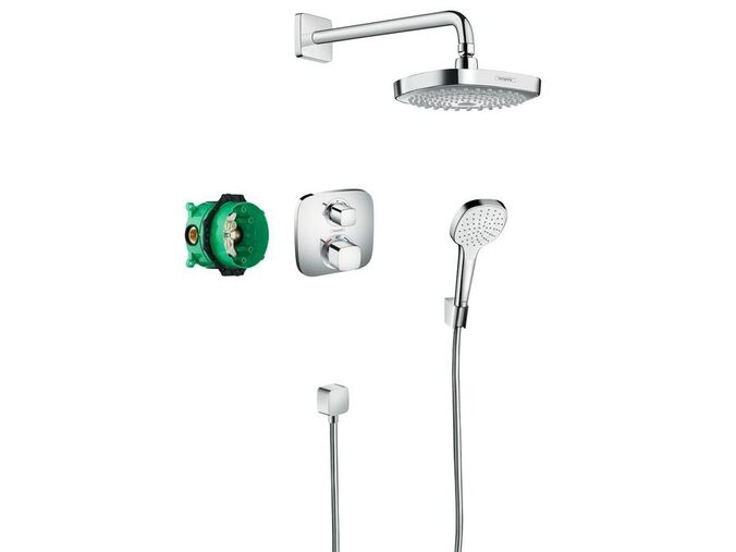 Hansgrohe Croma Select E Sprchový set 180 s termostatem Ecostat E, 2 proudy, chrom