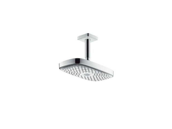 Hansgrohe Raindance Select E Hlavová sprcha 300, 2 proudy, sprchové rameno 10 cm, bílá/chrom