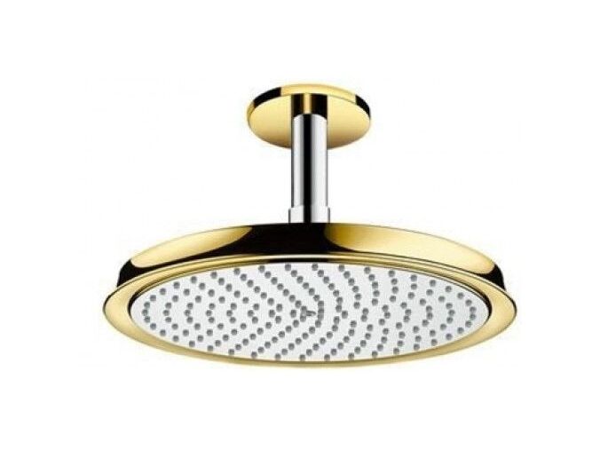 Hansgrohe Raindance Classic Horní sprcha 240 Air 1jet s přívodem od stropu 10 cm, chrom/vzhled zlata