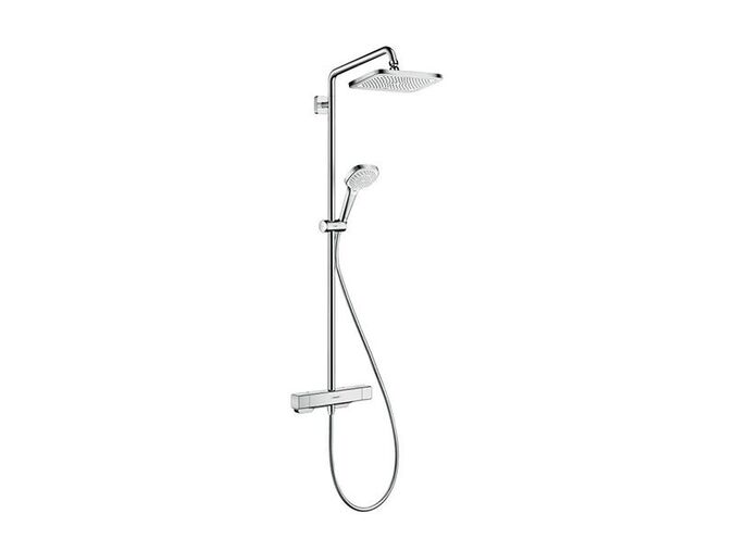 Hansgrohe Croma Sprchový set Showerpipe s termostatem, 1jet, EcoSmart, chrom