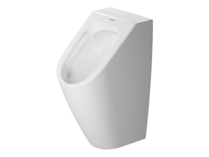 Duravit ME by STARCK pisoár rimless, přítok zezadu, WonderGliss