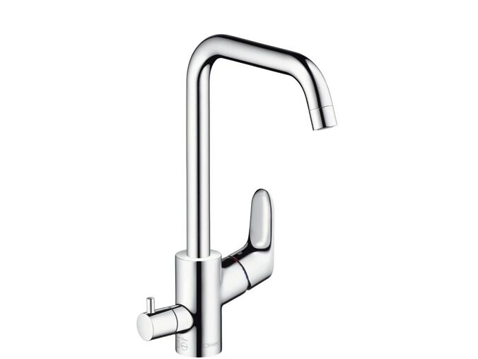 Hansgrohe Focus M41 Páková dřezová baterie s uzavíracím ventilem, chrom