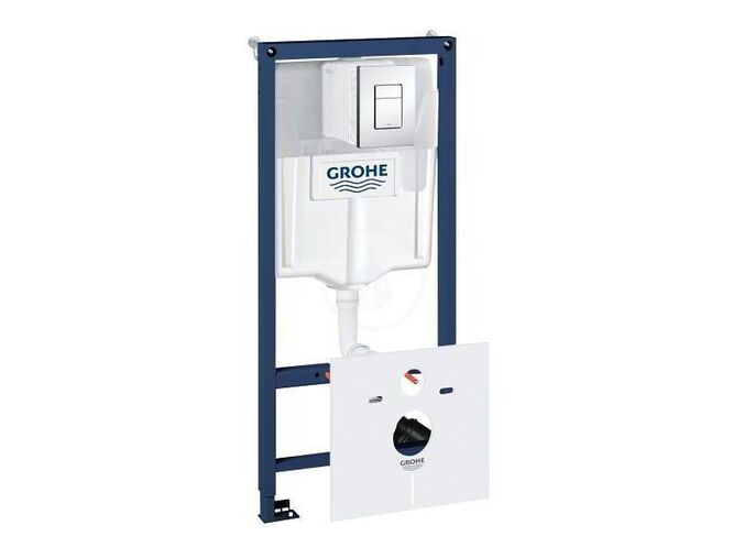 Grohe Rapid SL Předstěnová instalace pro závěsné WC, nádržka GD2, tlačítko Skate Cosmo, chrom