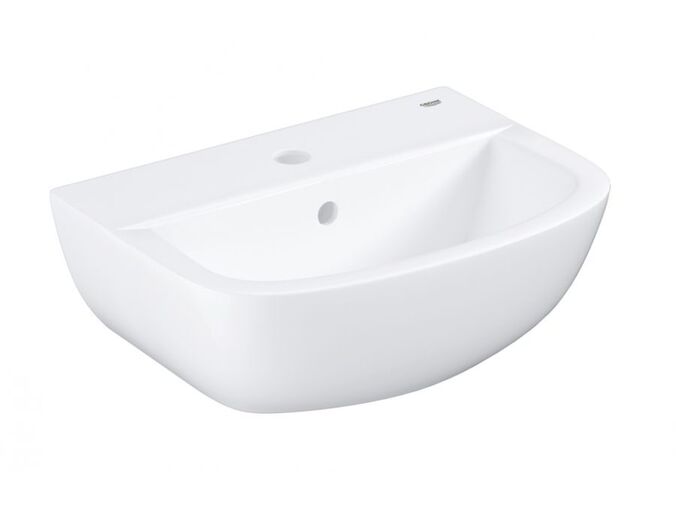 Grohe Bau Ceramic Umývátko 45x35 cm, s přepadem, 1 otvor pro baterii, alpská bílá