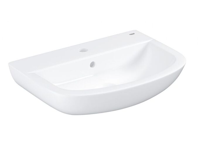 Grohe Bau Ceramic Umyvadlo 55x39 cm, s přepadem, 1 otvor pro baterii, alpská bílá