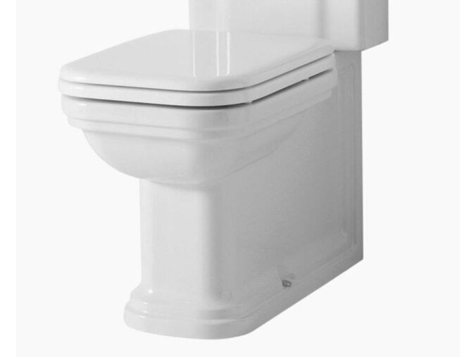 Kerasan WALDORF WC kombi mísa 40x68cm, spodní/zadní odpad, bílá