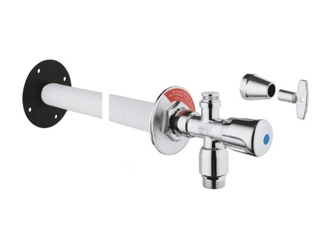 Grohe Eurotec Venkovní nástěnný set, matný chrom