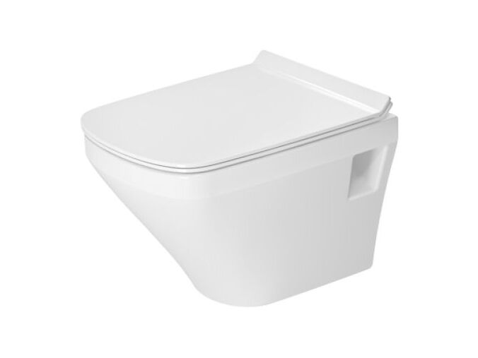 Duravit DuraStyle Závěsné WC Compact, sedátko SoftClose, Rimless, alpská bílá