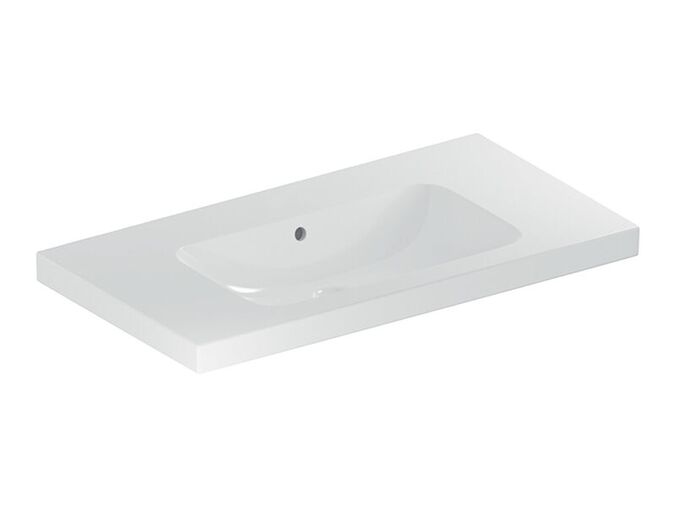 Geberit iCon Light umyvadlo 90x48 cm, bez otvoru pro baterii, s přepadem, bílá