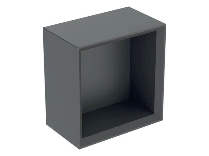 Geberit iCon čtvercový box, 22,5x13,2x22,5 cm, láva-lak matný