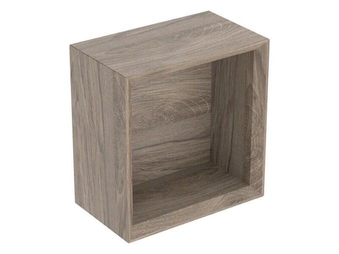 Geberit iCon čtvercový box, 22,5x13,2x22,5 cm, dekor ořech hickory